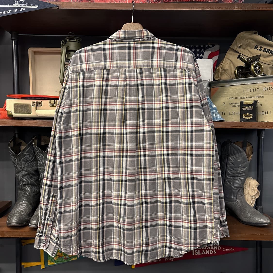 파타고니아 오가닉 피마코튼 멀티 플래드체크 워크셔츠 N868 상품이미지2