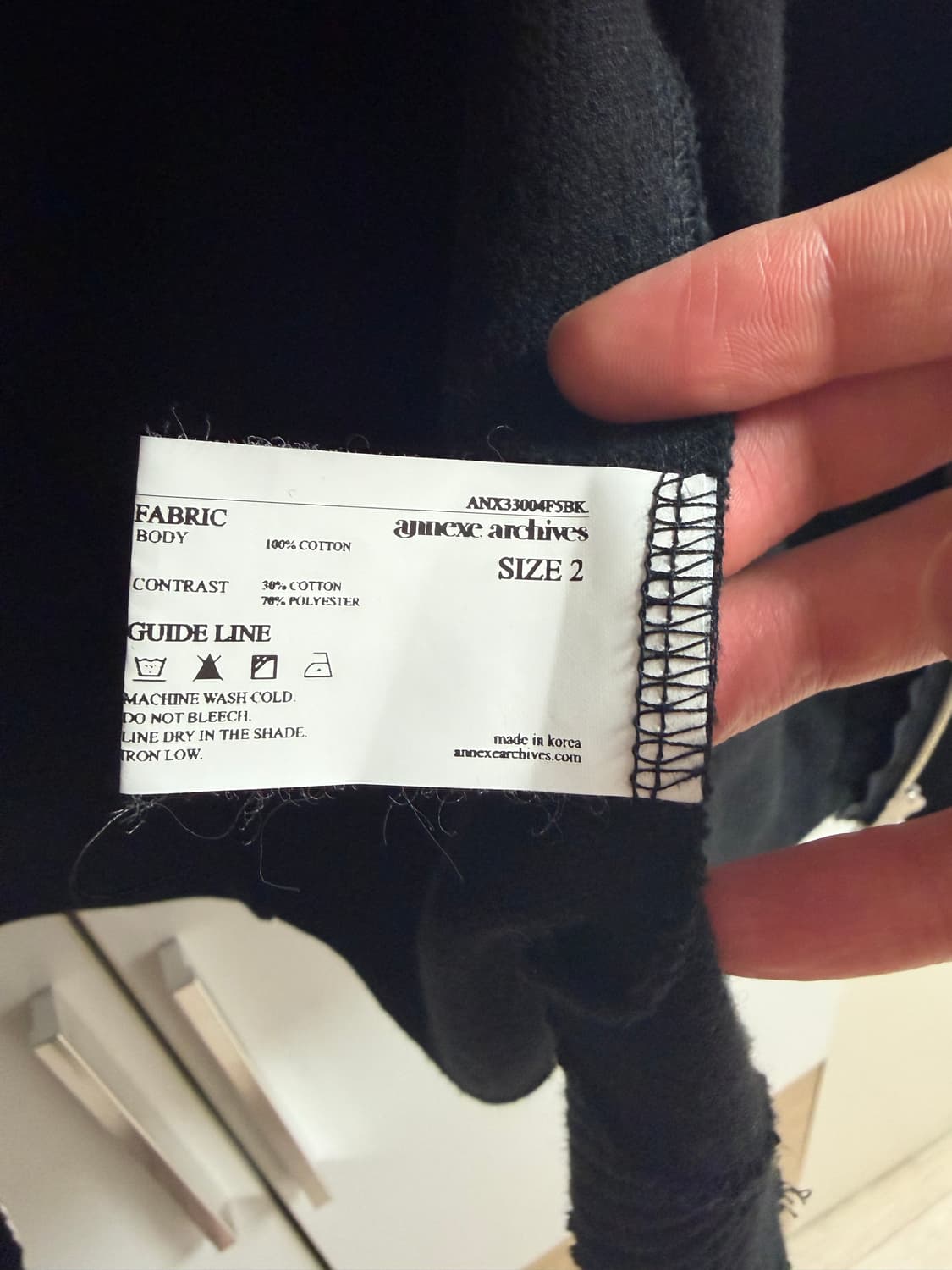 아넥스 아카이브 후드 집업 2사이즈 상품이미지4