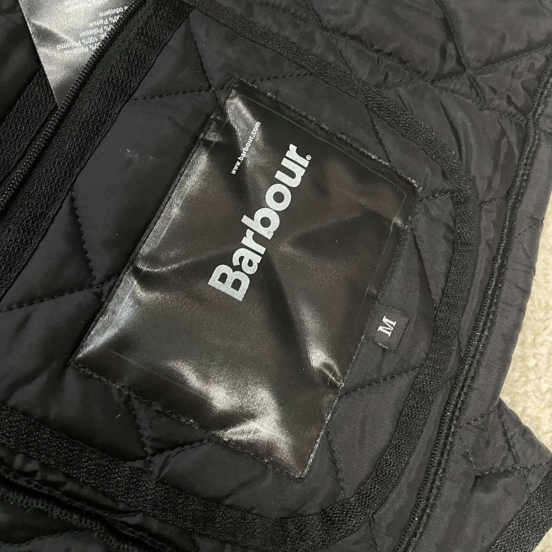 바버 Barbour 헤리티지 퀄팅 자켓 블랙 상품이미지4