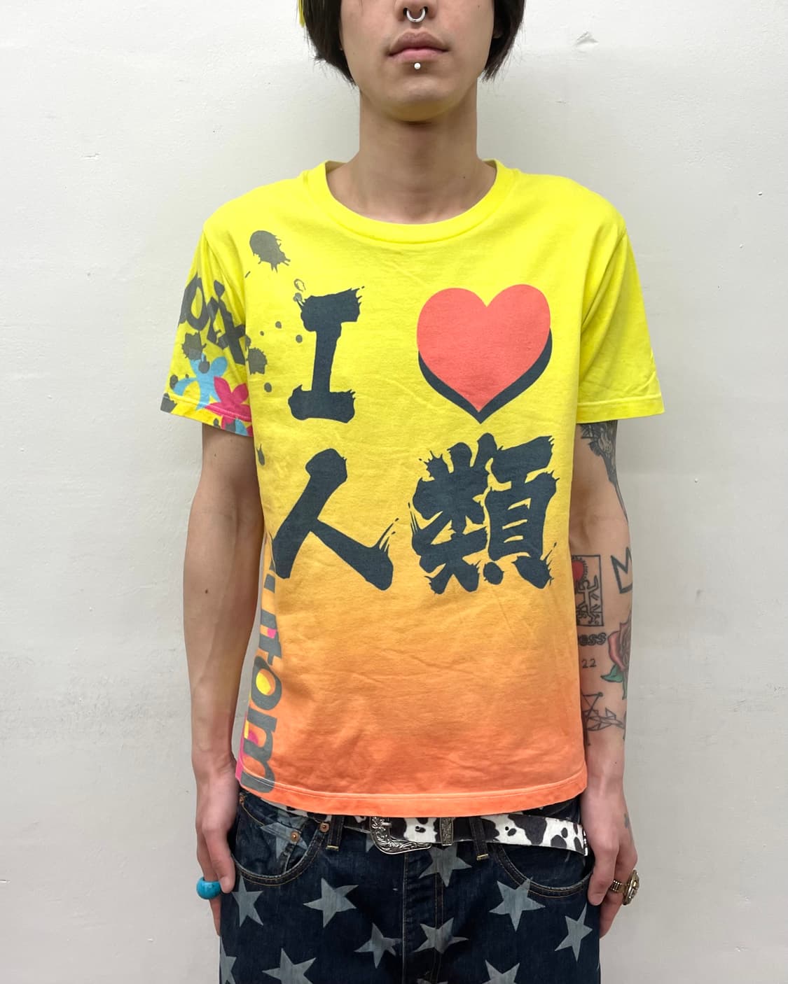 cartoon yellow t-shirt 상품이미지1