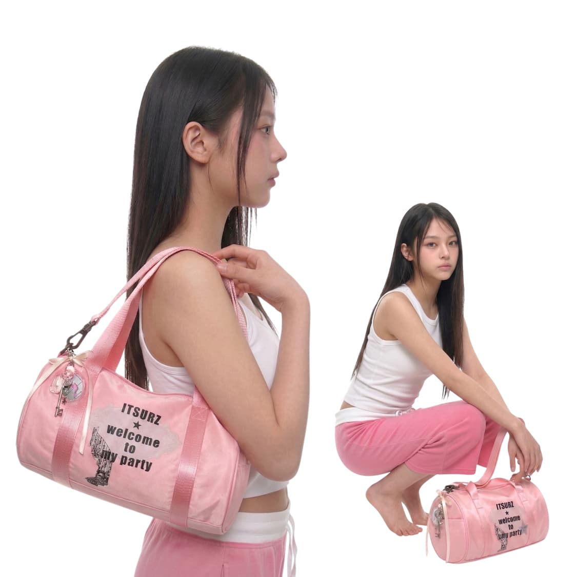 [ITSURz] nitto’s bag -PINK 상품이미지2