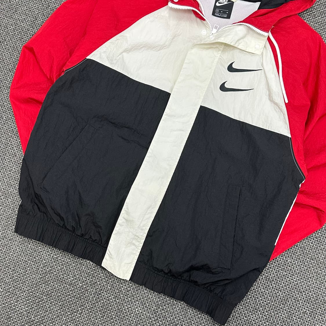 나이키 더블스우시 빈티지 배색 바람막이 M 상품이미지5