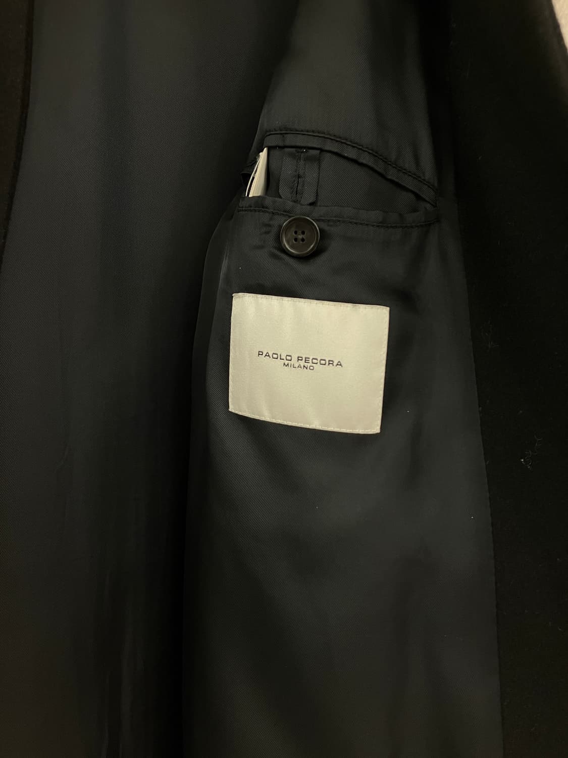 Paolo Pecora 파올로 페코라 울혼방 코트 48사이즈 상품이미지3