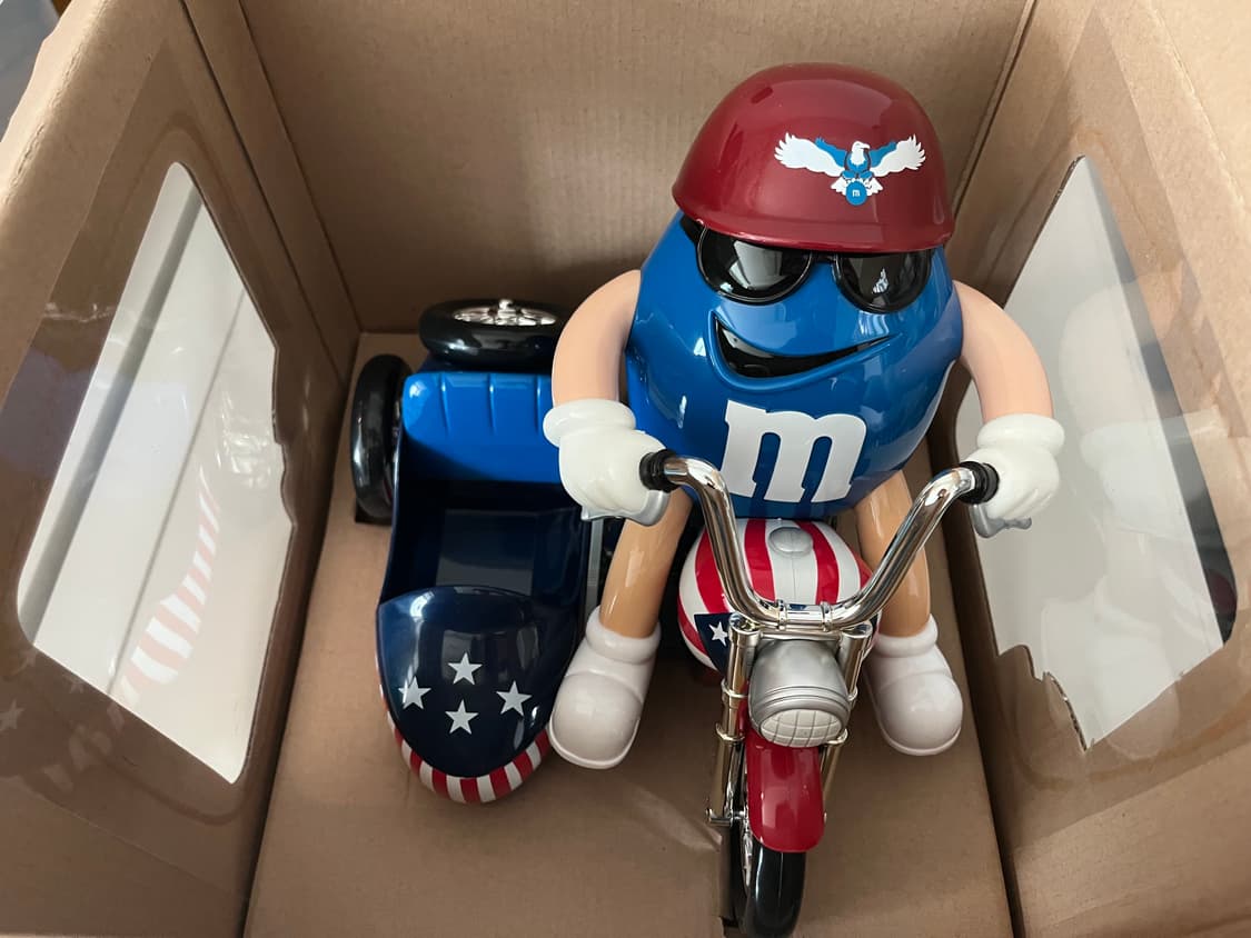 M&M 엠앤엠즈 오토바이 성조기 디스펜서 새상품 상품이미지3