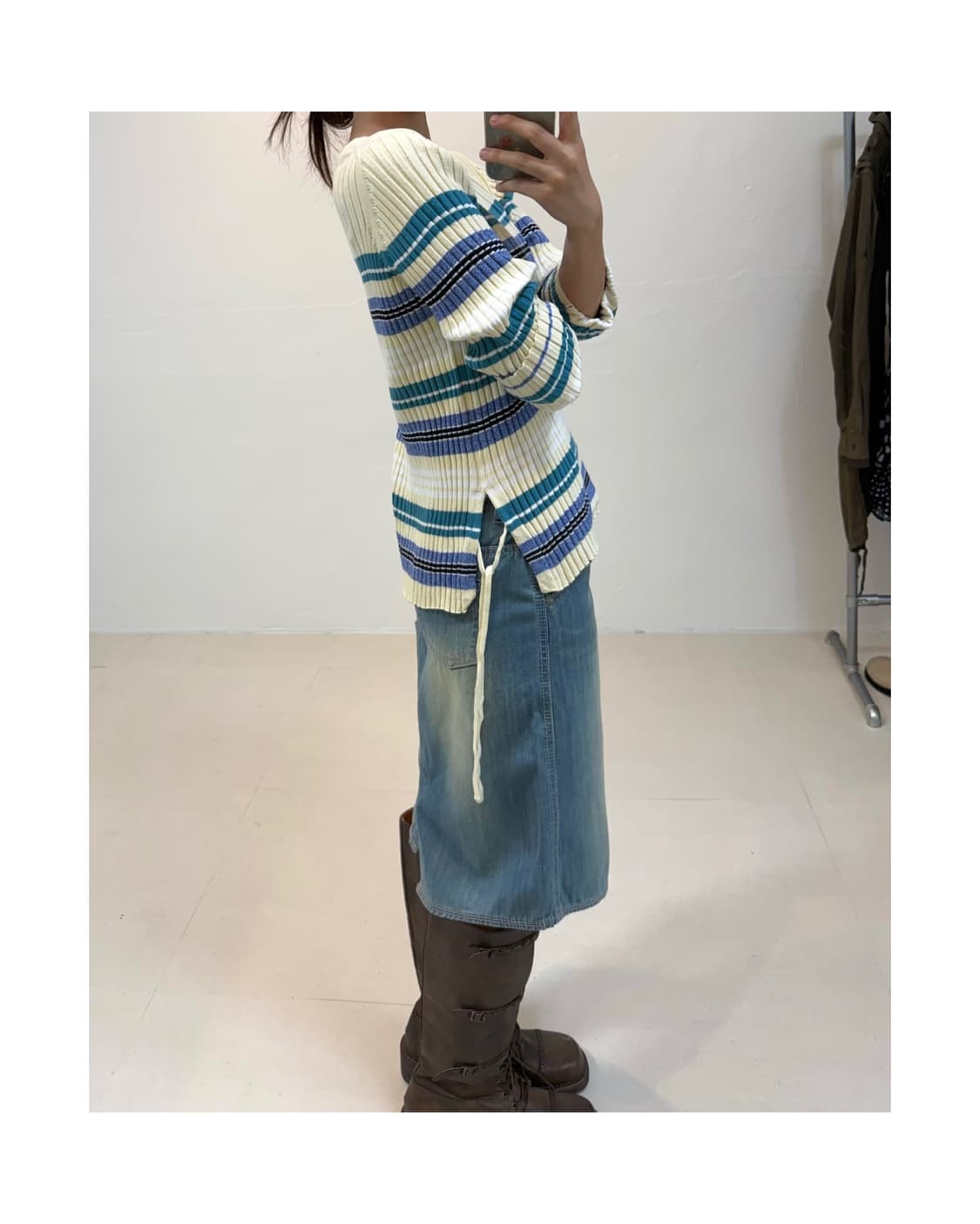 빈티지 스트라이프 티셔츠 상품이미지1