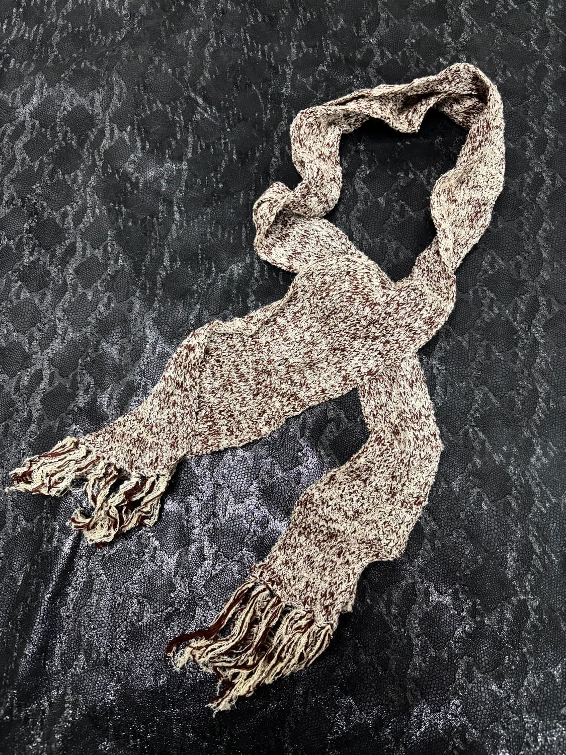 17. Y2K Brown scarf 2.2 상품이미지5