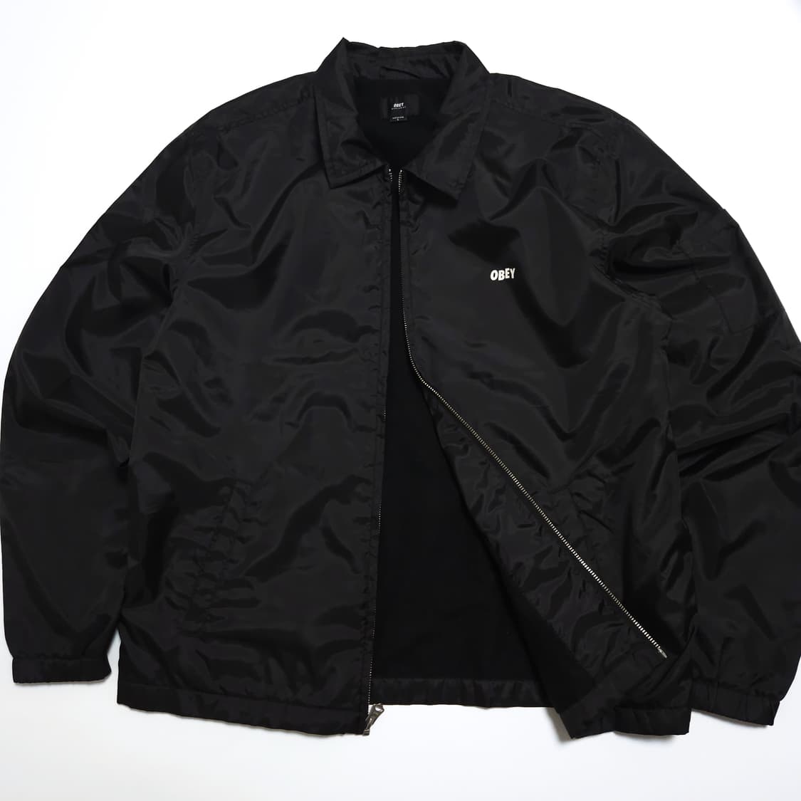 오베이 OBEY 바람막이 코치 자켓 블랙 상품이미지2