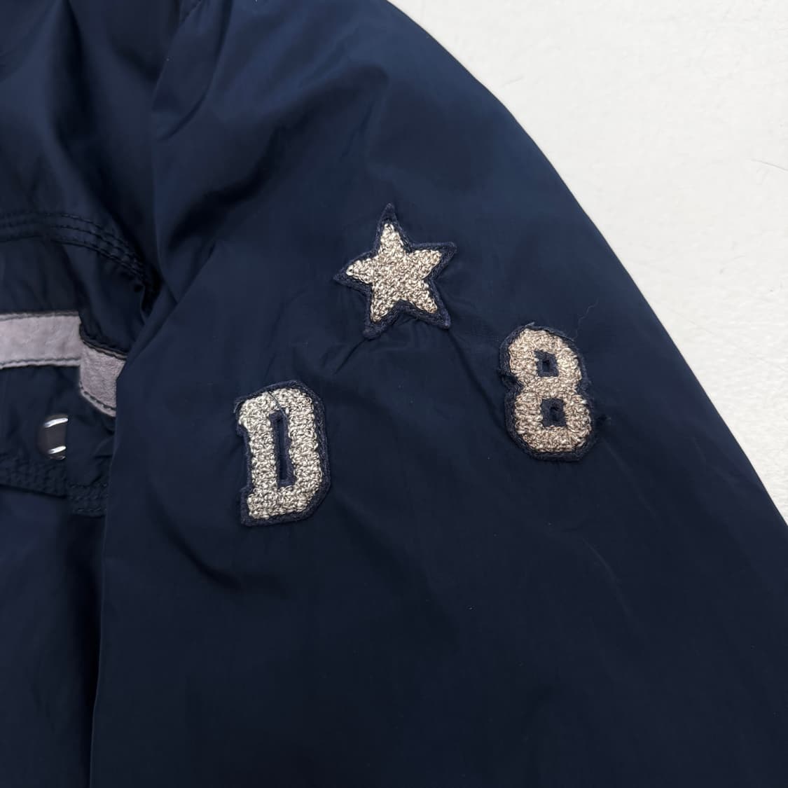 디젤 풀오버 나일론 레더도킹 바람막이 자켓 상품이미지5