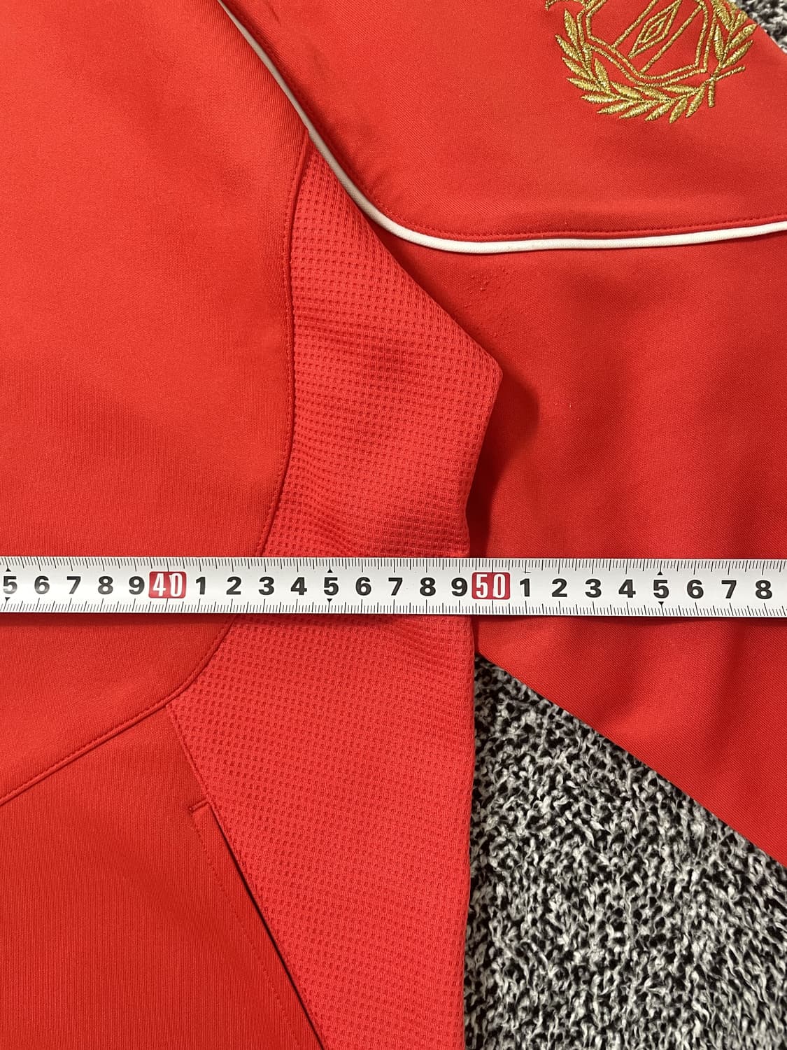 빈티지9. 엄브로 빈티지 스트릿 레트로 레드 져지 점퍼 트랙탑 상품이미지6