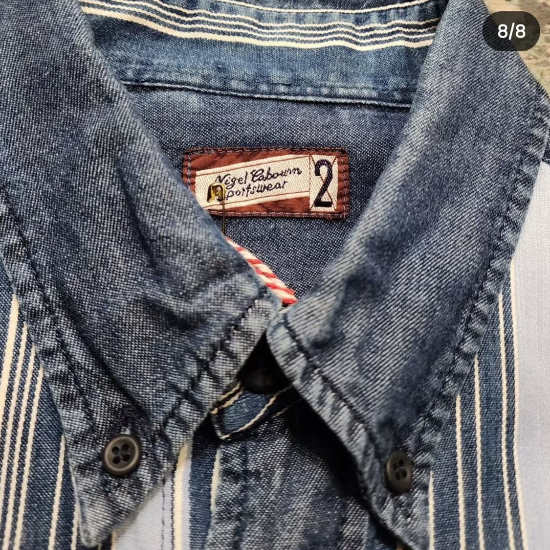 나이젤 카본 유니크 데님셔츠 상품이미지8