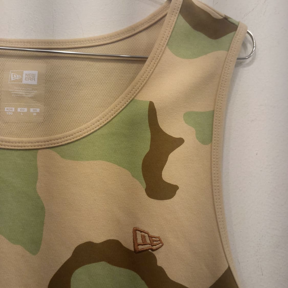 뉴에라 카모 패턴 스트릿 힙합 나시/ L 상품이미지1
