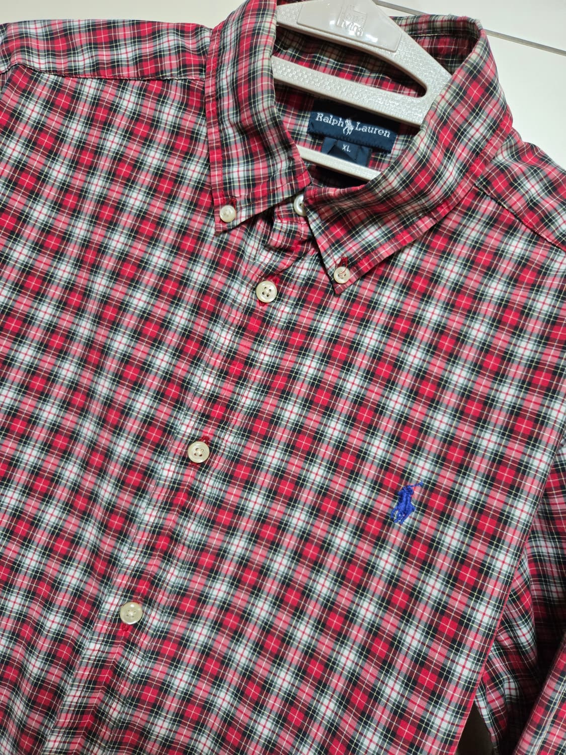 폴로 랄프로렌 여성 체크 셔츠(XL사이즈) 상품이미지2