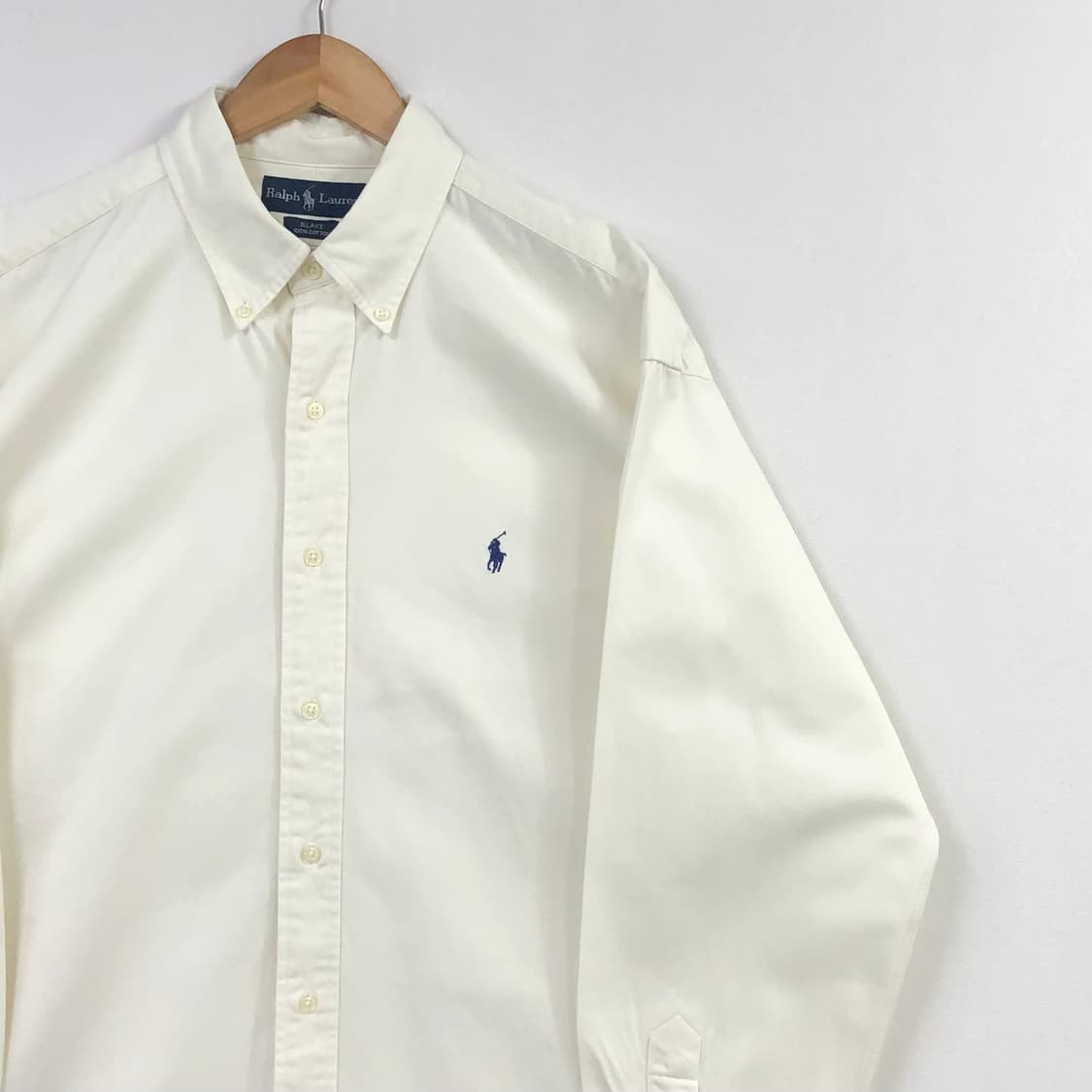 Xxl 폴로 아이보리 헤비코튼 셔츠 상품이미지1