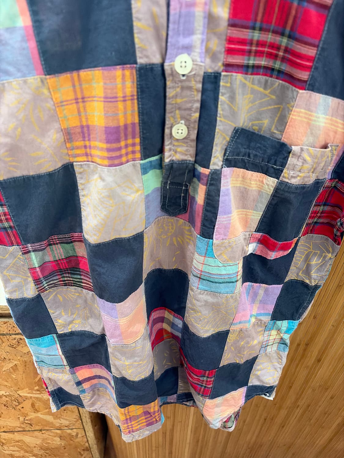INDIA COTTON PATCH SHIRT 상품이미지5