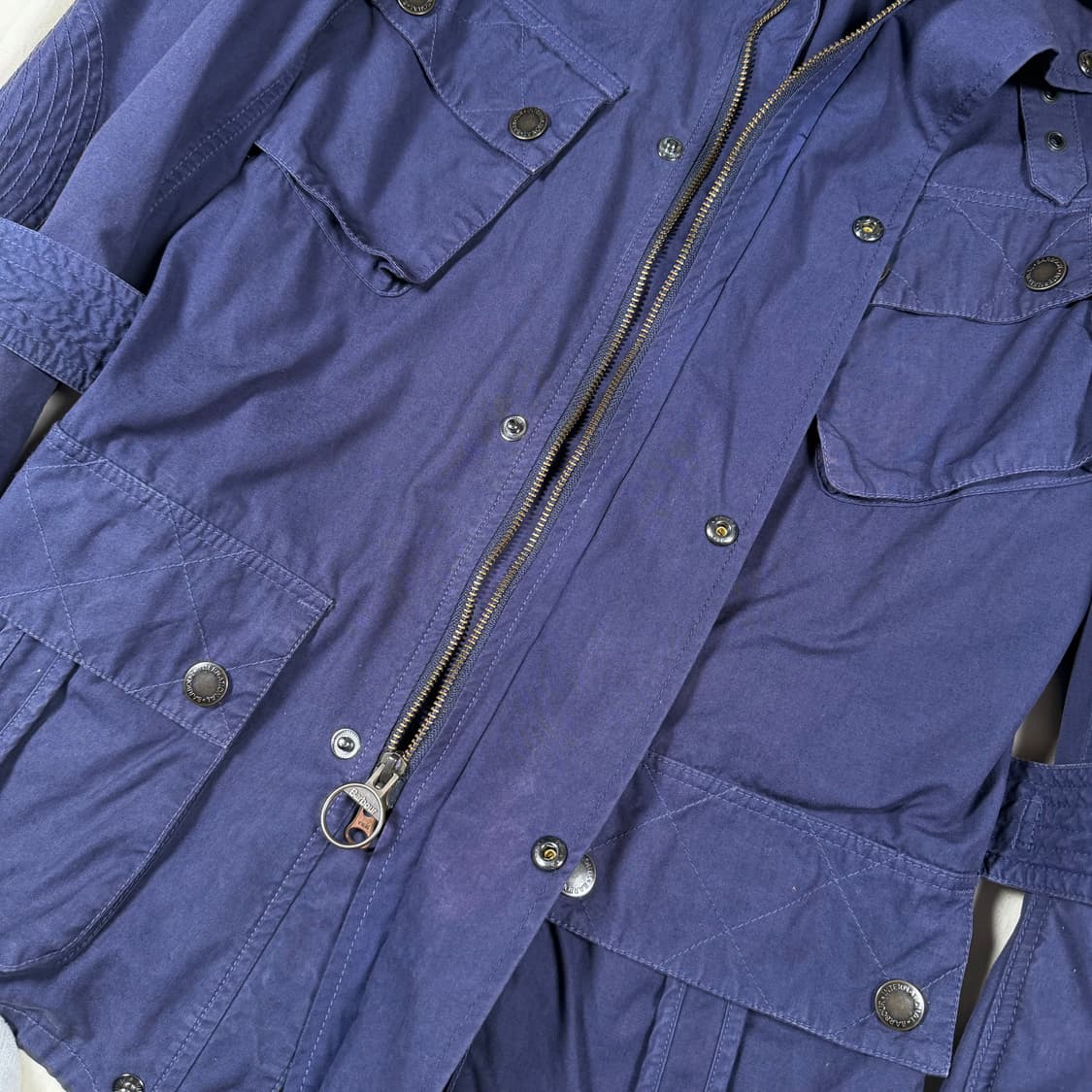 바버 인터네셔널 코튼 집업 자켓 상품이미지3