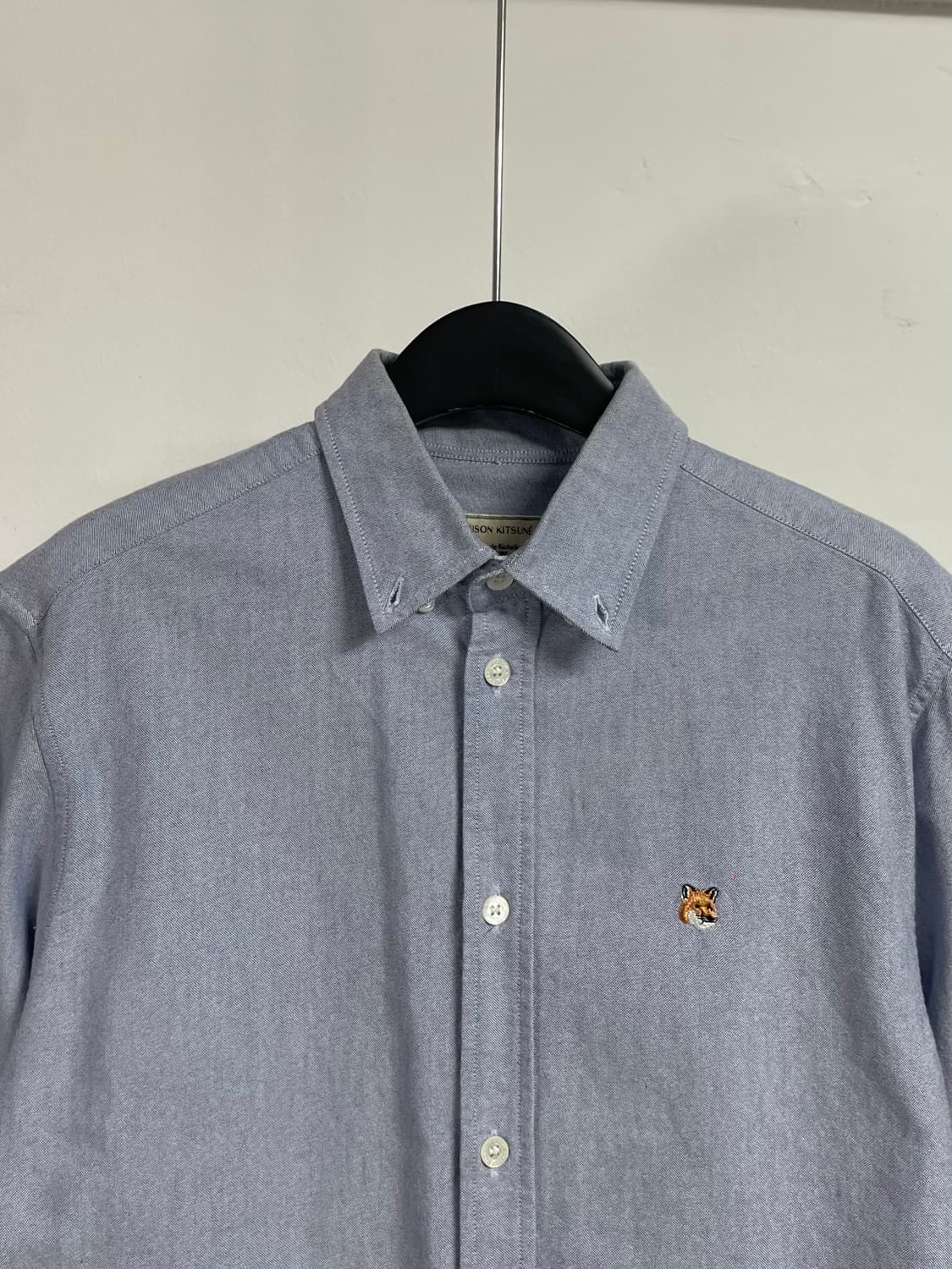 메종키츠네 폭스로고 옥스포드 셔츠 (on.562) 상품이미지2
