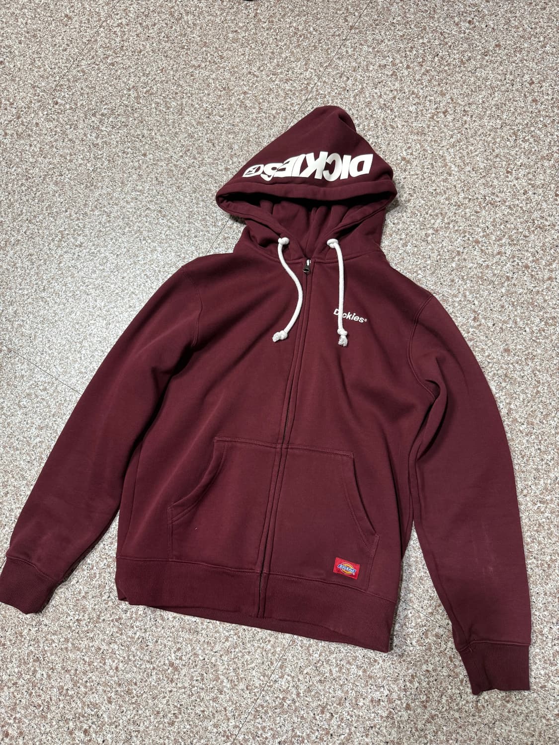 디키즈 버건디 후드집업 상품이미지1
