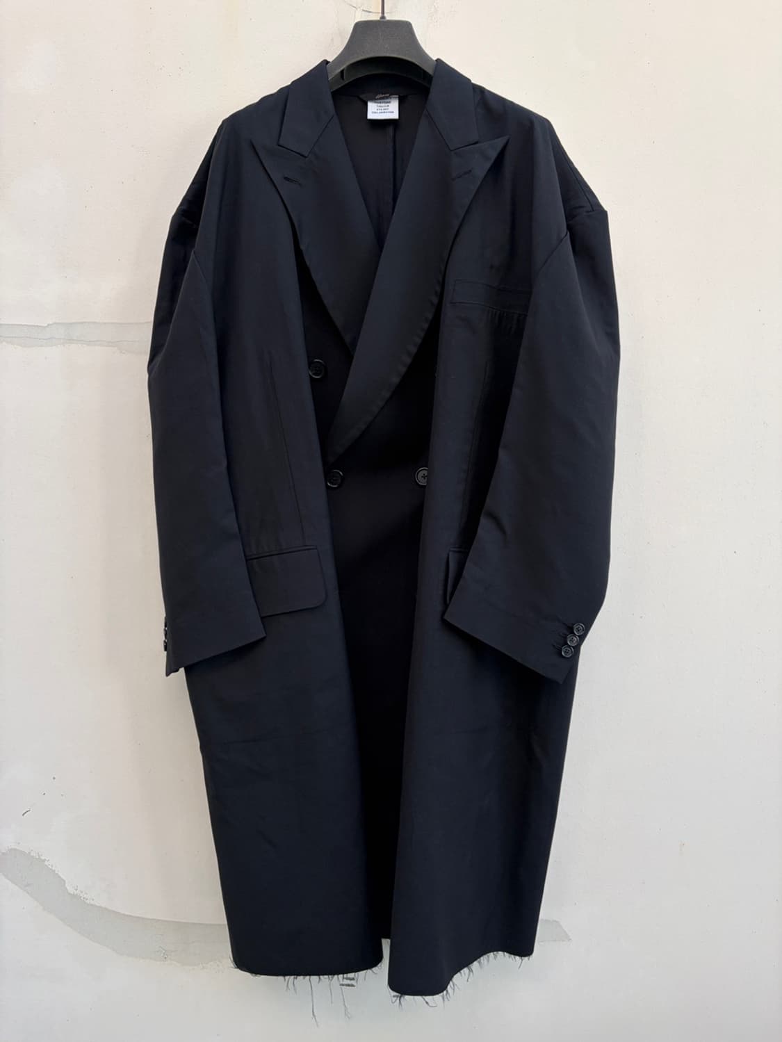 베트멍 x 브리오니 17FW 오버사이즈 더블브레스티드 코트 Brioni  상품이미지2