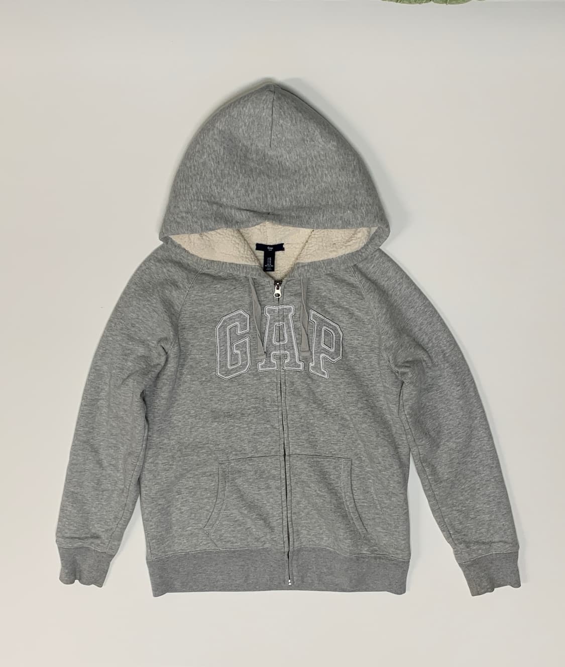 GAP 그레이 퍼 후드집업  상품이미지1