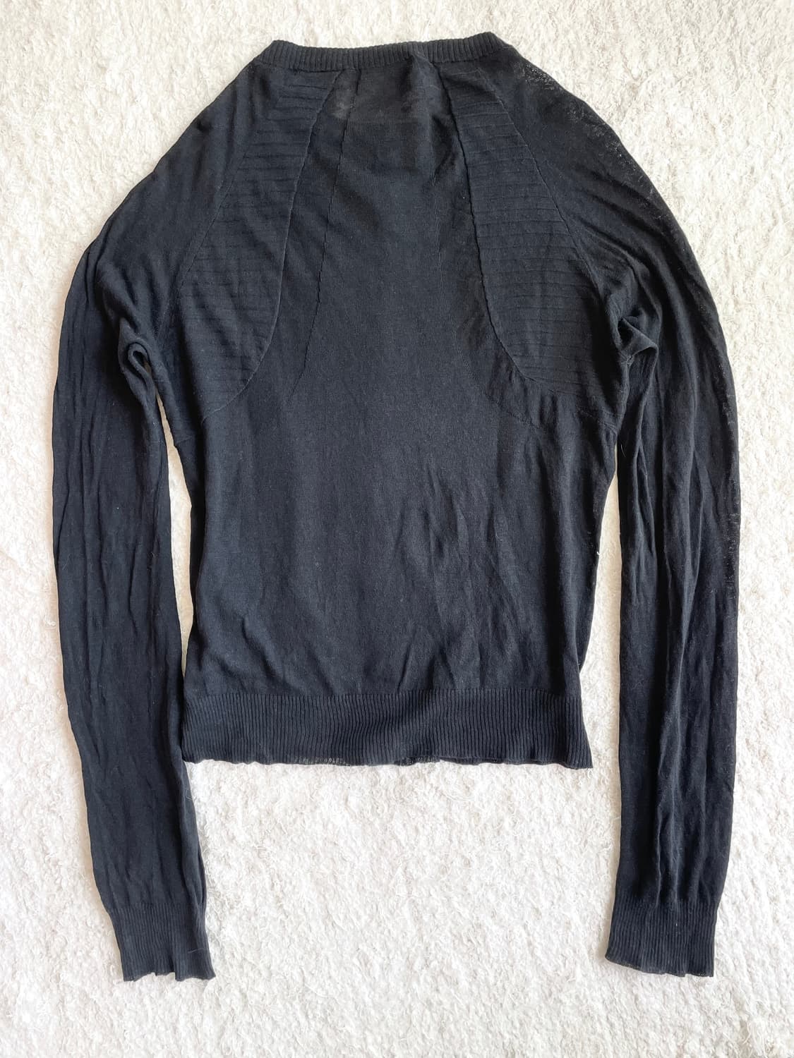 립 패널 린넨 가디건 상품이미지5