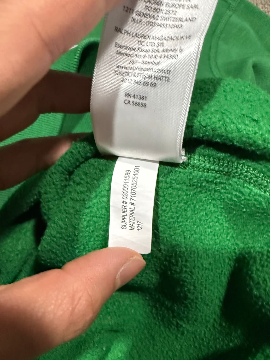 Polo Ralph Lauren 폴로 랄프로렌 RL1987 워싱 맨투맨 상품이미지5