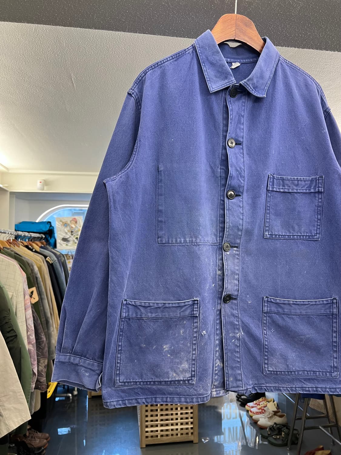 HARD FADED VINTAGE WASHING 빈티지프렌치워크자켓 상품이미지5
