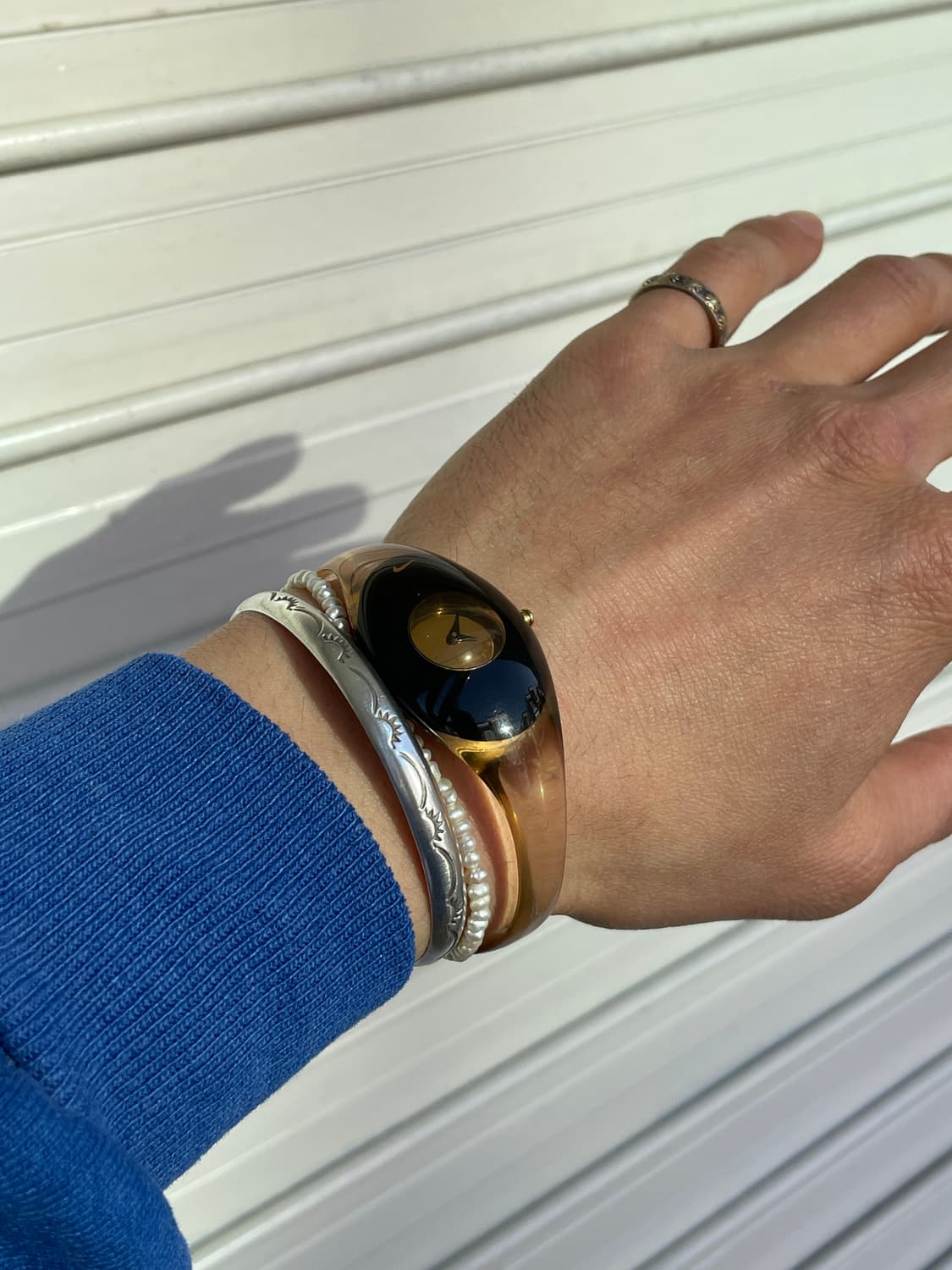 00s Nike Presto Duo Brown Cuff Watch 상품이미지4