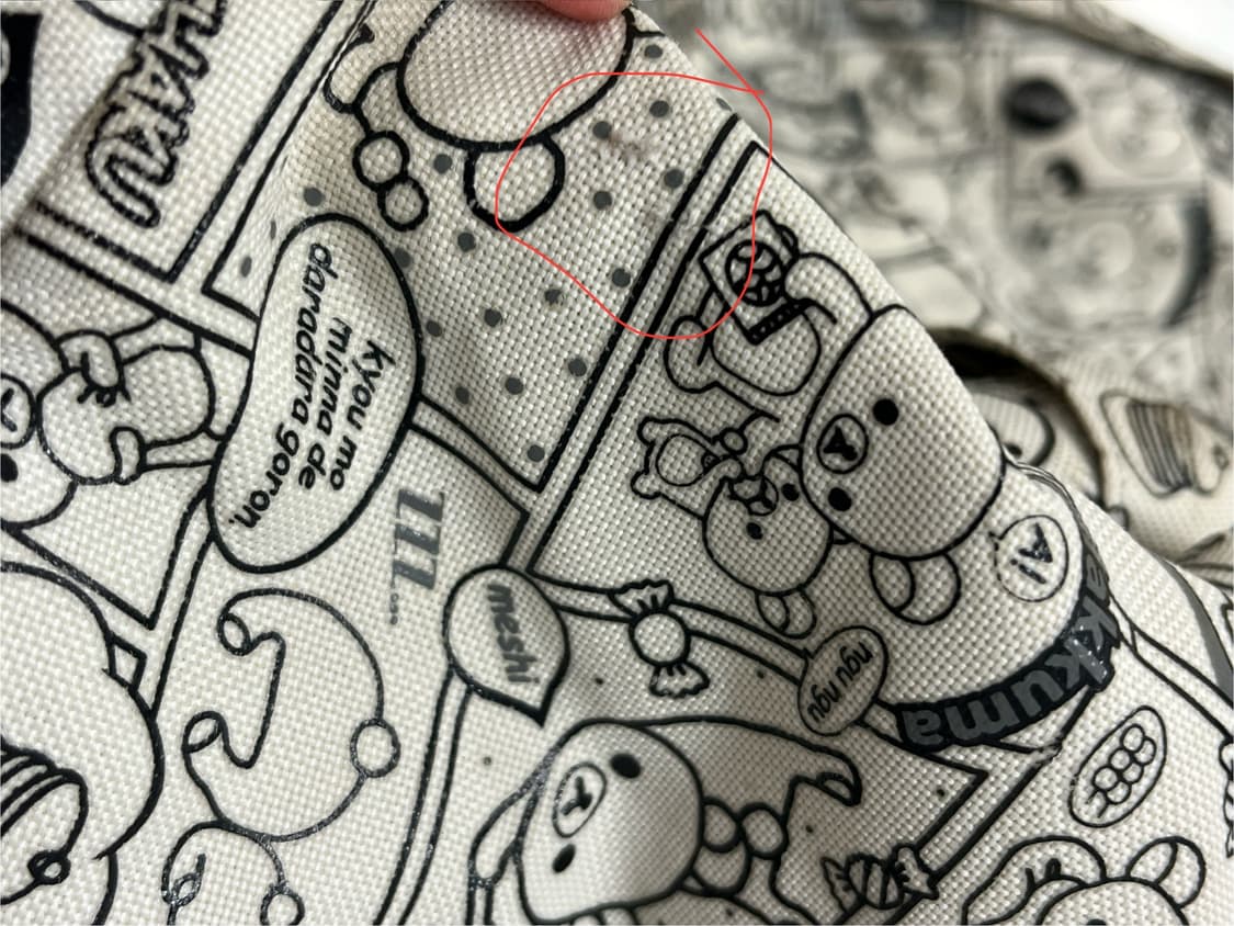 리락쿠마 카툰 백팩 ⛄️ 화이트 상품이미지10