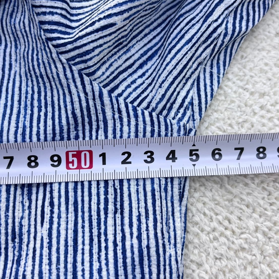 100 오스틴리드 스트라이프 반팔 셔츠 0402E 상품이미지6