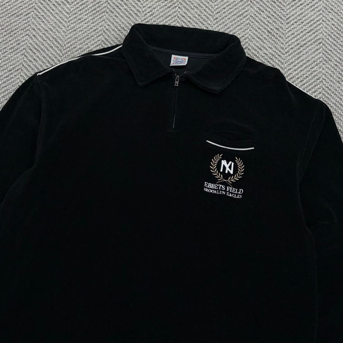 이벳필드 하프집업 벨벳 티셔츠 v3037 상품이미지3