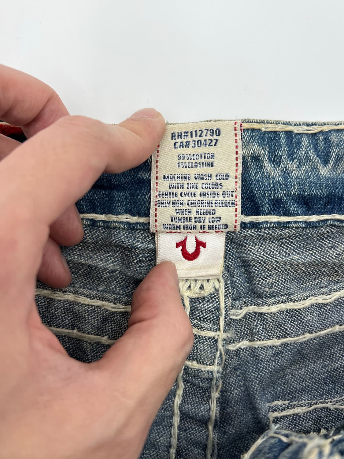 트루릴리젼 스티치 데님팬츠 상품이미지7