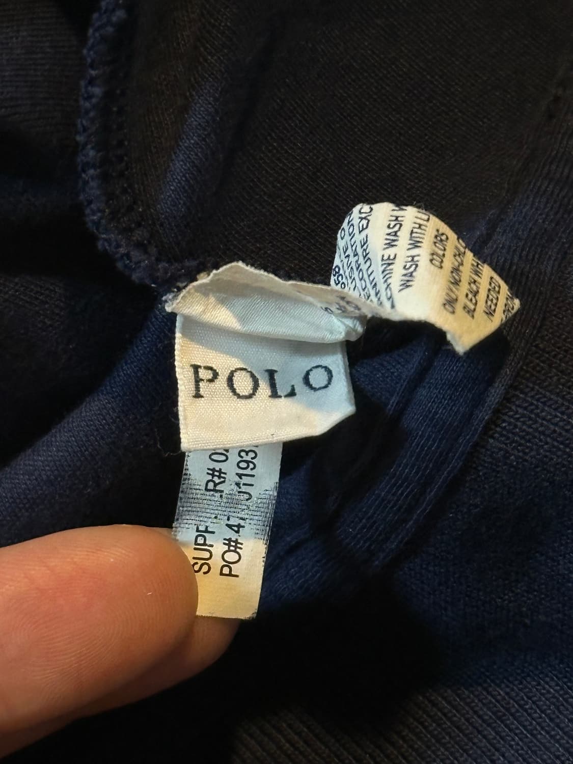 폴로 랄프로렌 사이드라인 레드포니 코튼 집업 자켓 네이비 상품이미지7