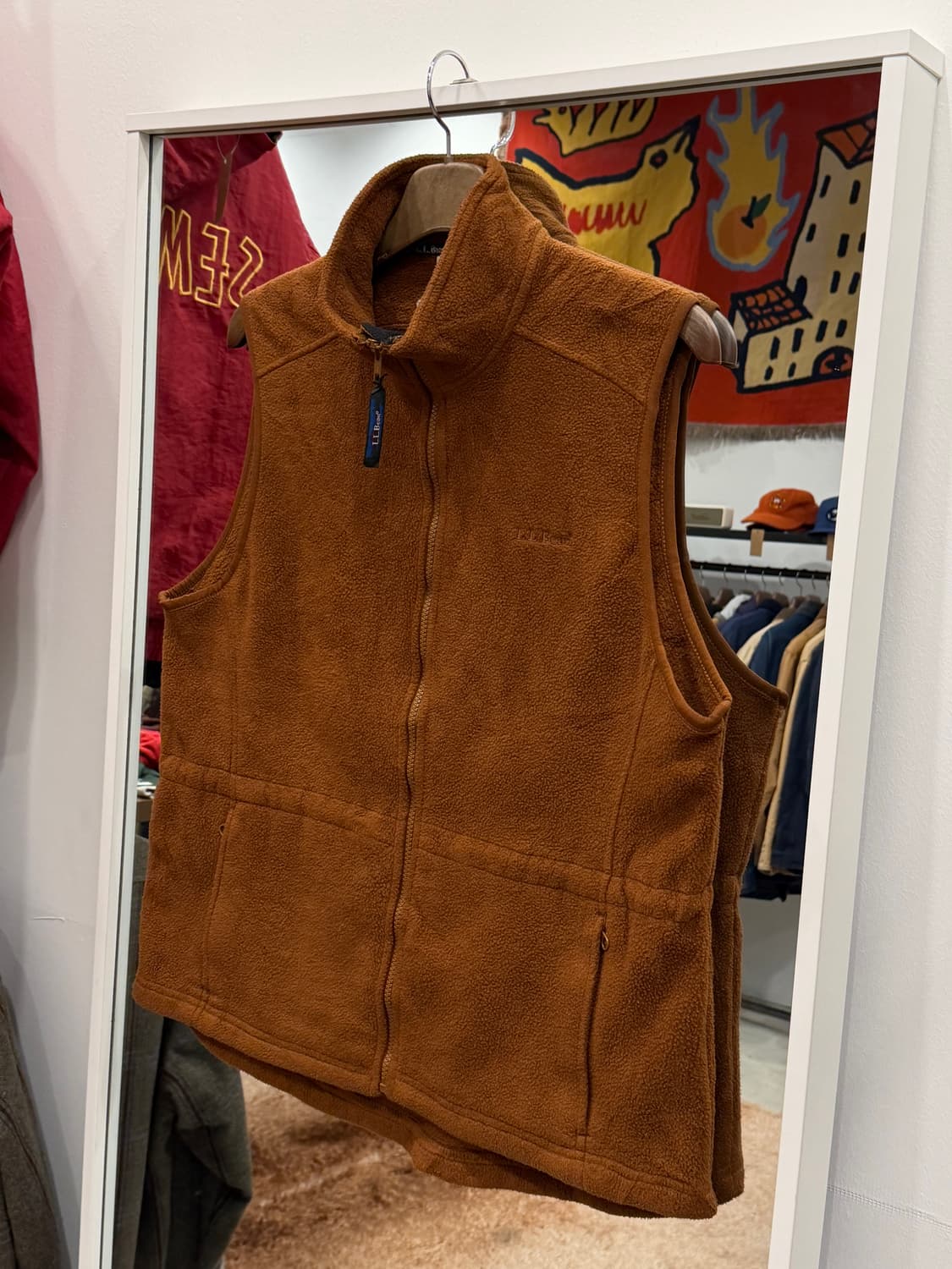 90s L.L.Bean 엘엘빈 아웃도어 플리스 베스트 상품이미지1