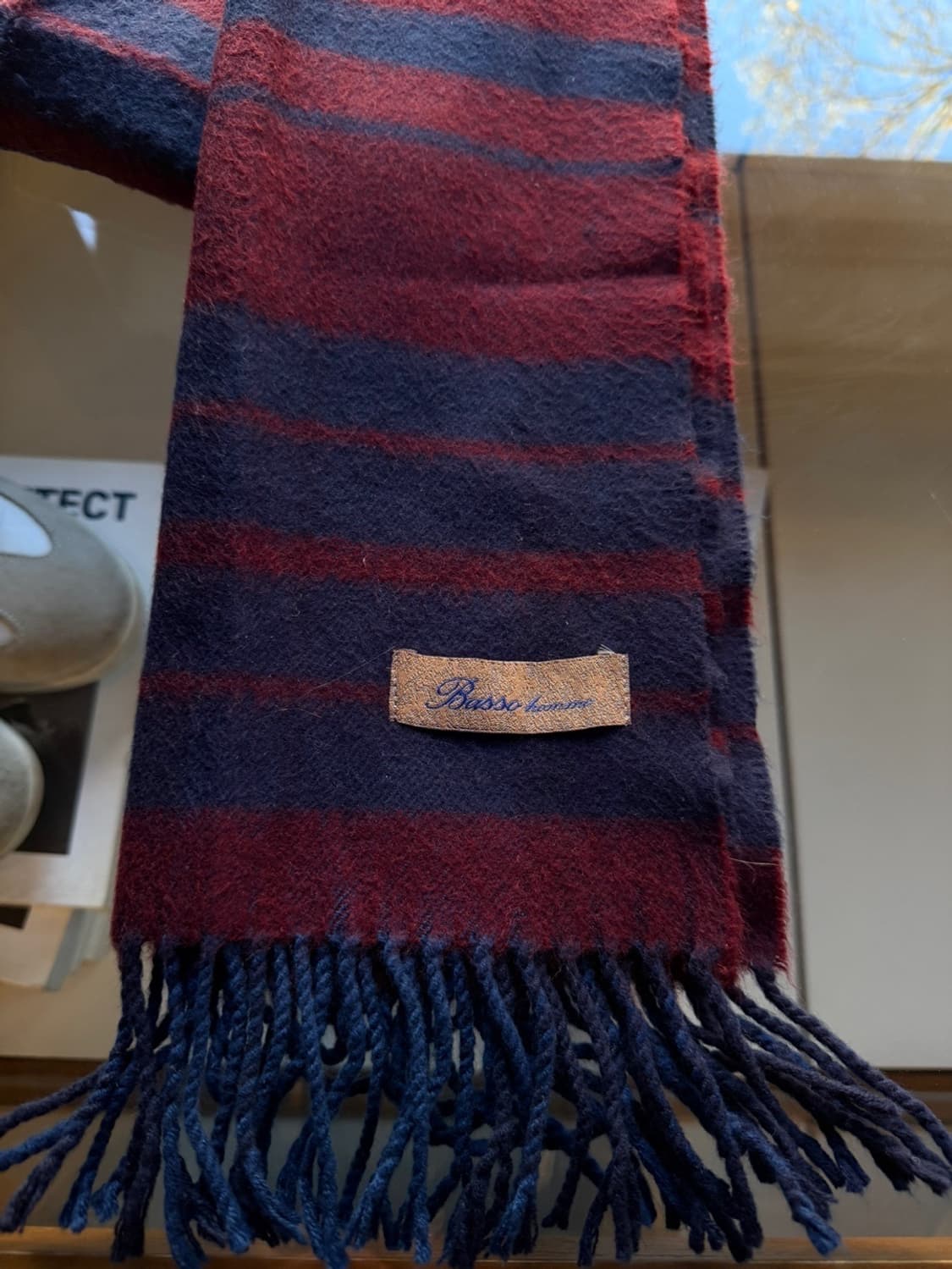 바쏘 캐시미어 머플러 상품이미지8