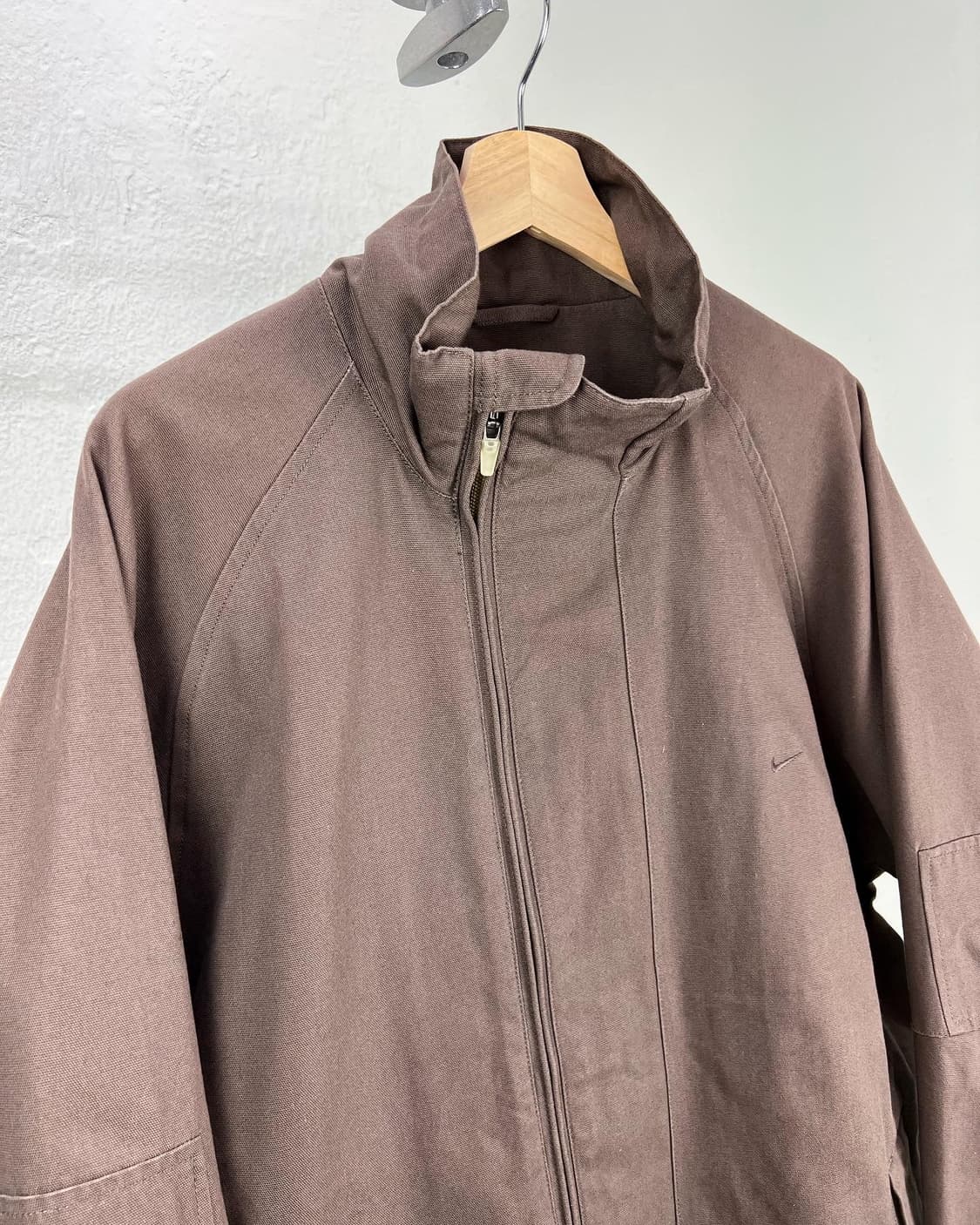 나이키 02s 브라운 로고 코튼 테크니컬 자켓   상품이미지4