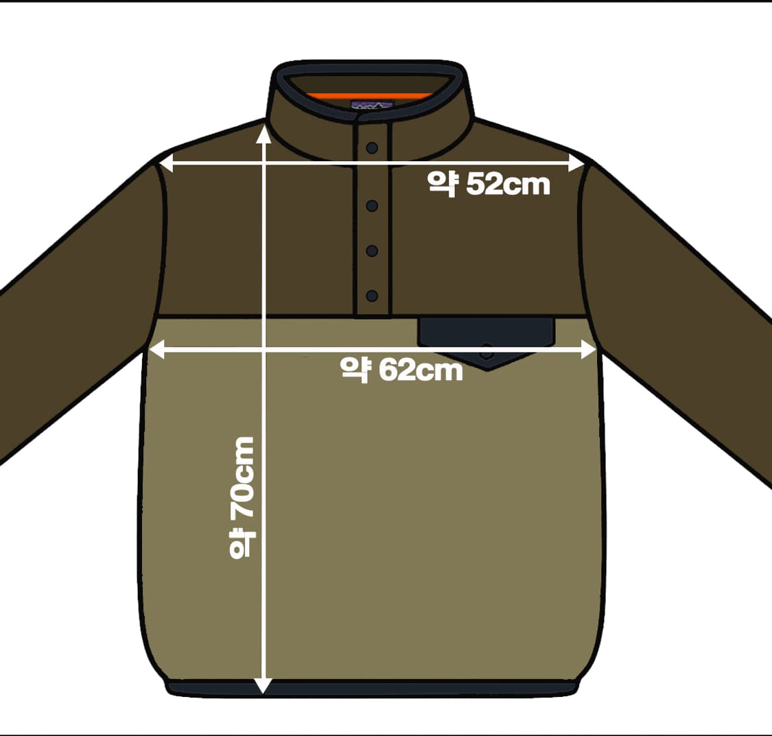 파타고니아 신칠라 스냅티 스웨터 카고그린 색상 M
 상품이미지9
