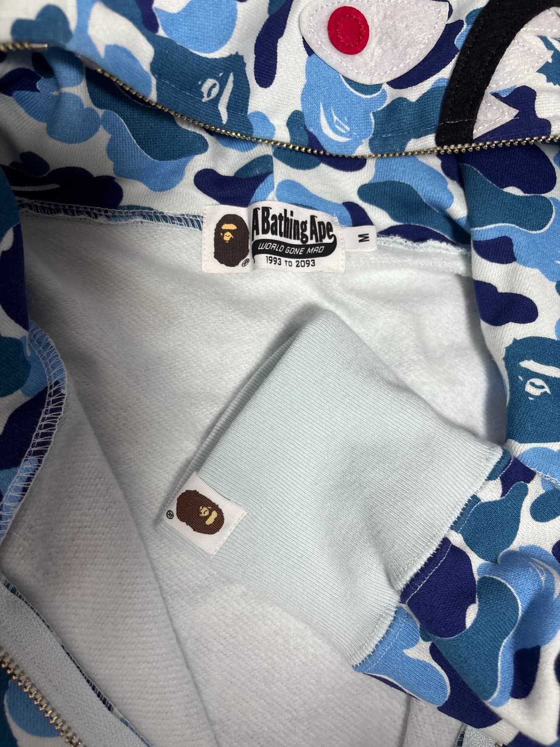 베이프 청계 후드집업 m 상품이미지3