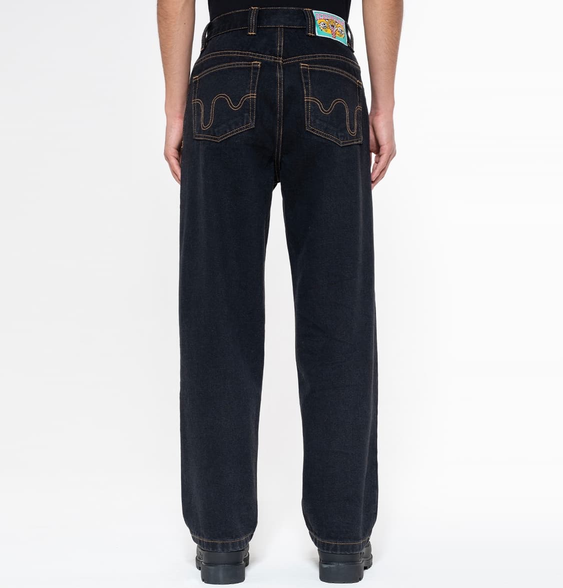 [30,32,34]BBC 아이스크림 26ss 러닝 도그 데님 팬츠/블랙 상품이미지3