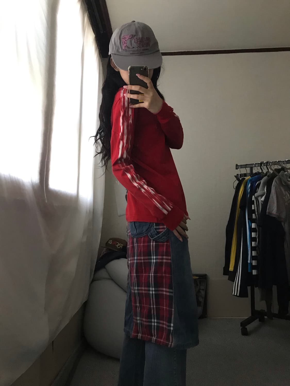 아디다스x다니엘카타리 레드 롱슬리브 상품이미지4