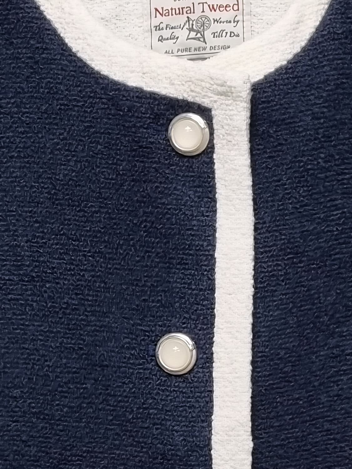 (택포) 틸아이다이  트위드자켓 (네이비) 상품이미지5