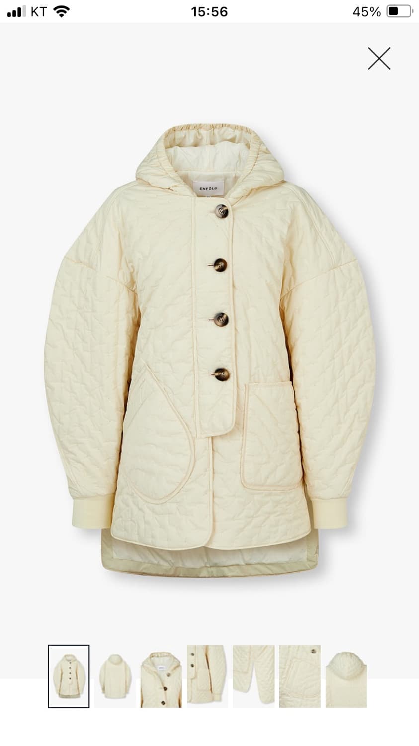 엔폴드(ENFOLD) 퀼팅 패딩 쟈켓 상품이미지6