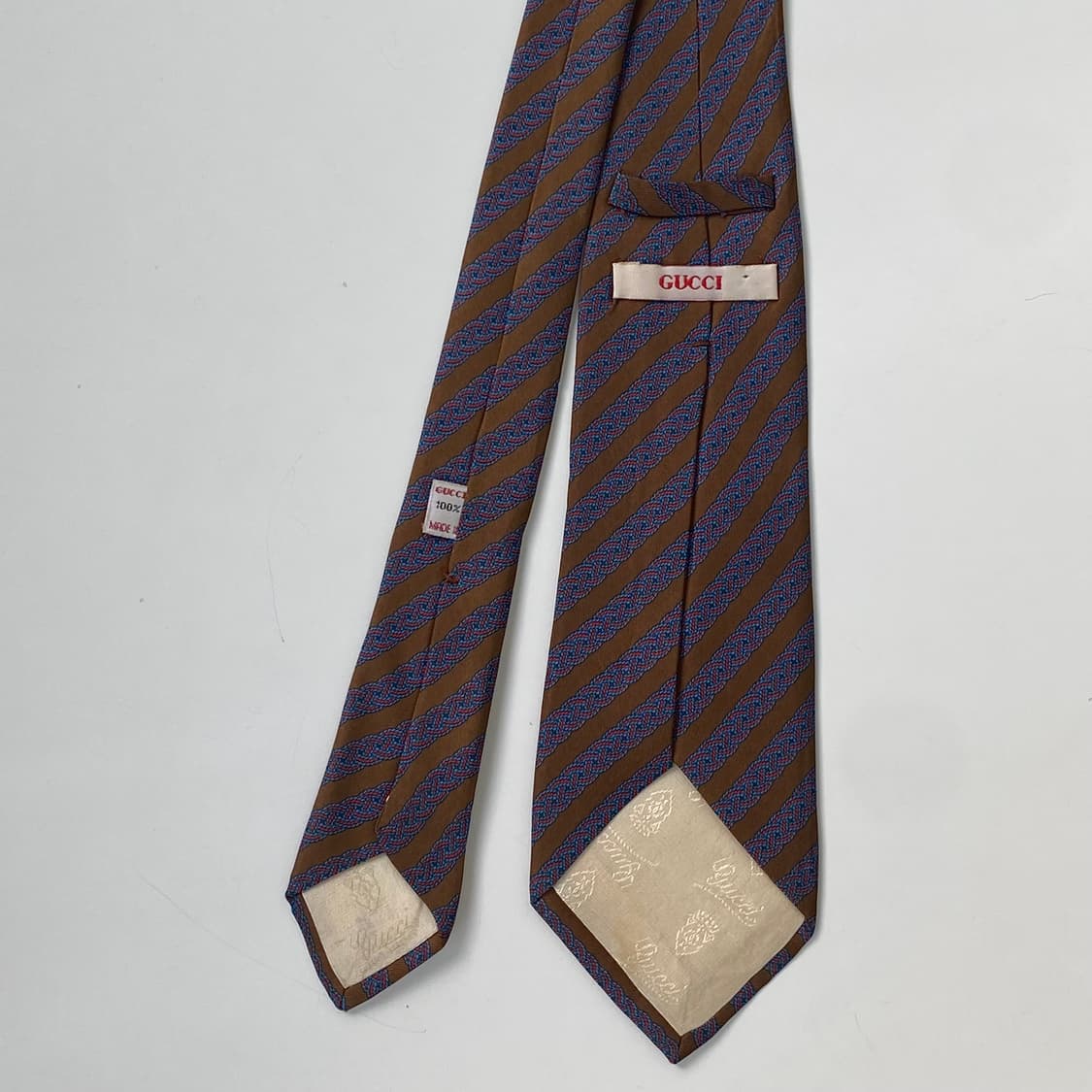 구찌(GUCCI) 심플로고 명품 정품 넥타이 8.6cm 상품이미지3