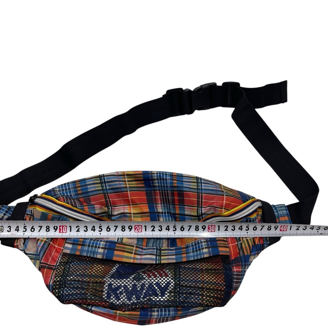 KWAY 까웨 르브레 체크 웨이스트백 힙색 가방 상품이미지6