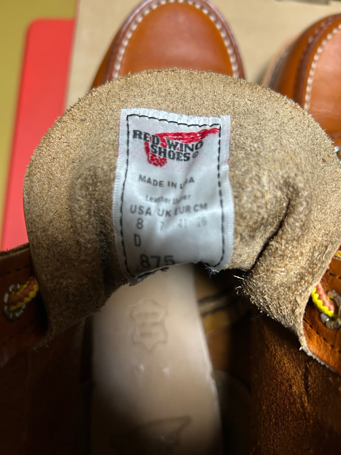 *특급컨디션*레드윙 목토875 오로레거시 8D(260사이즈) 상품이미지6