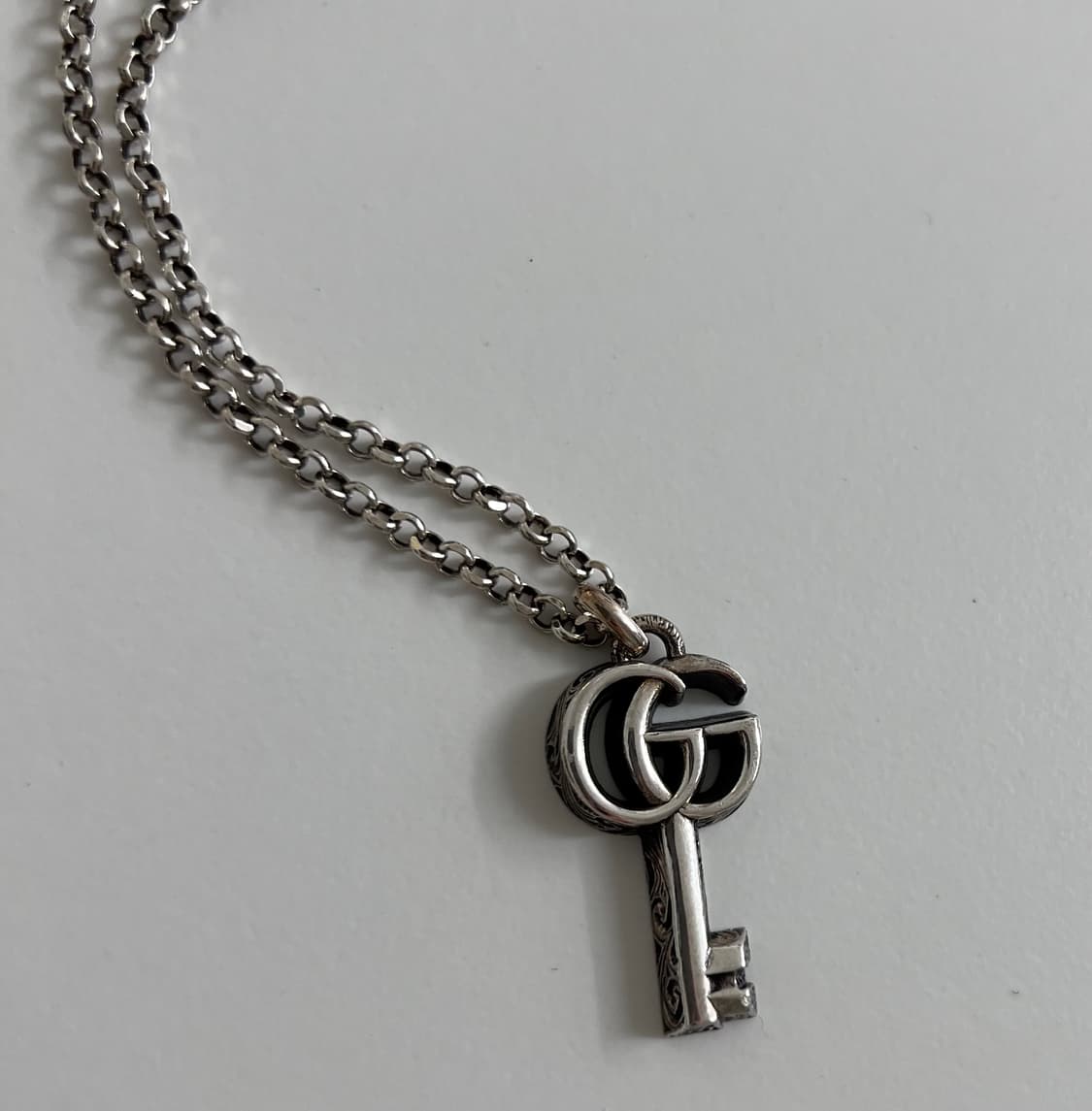 구찌 실버 더블 g 키 목걸이 상품이미지6