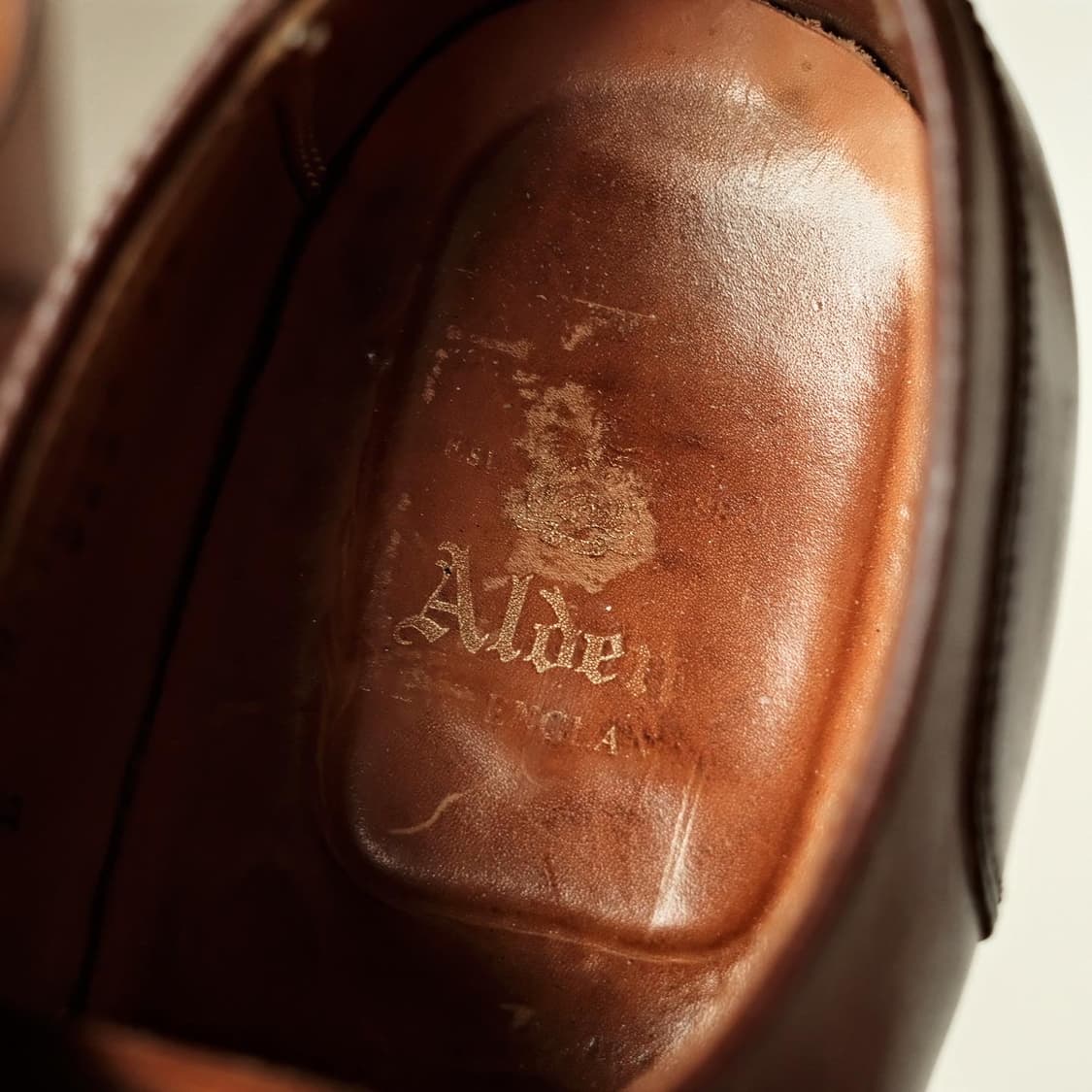 알든 962 9D NST 카프 더비슈즈 탄 상품이미지9