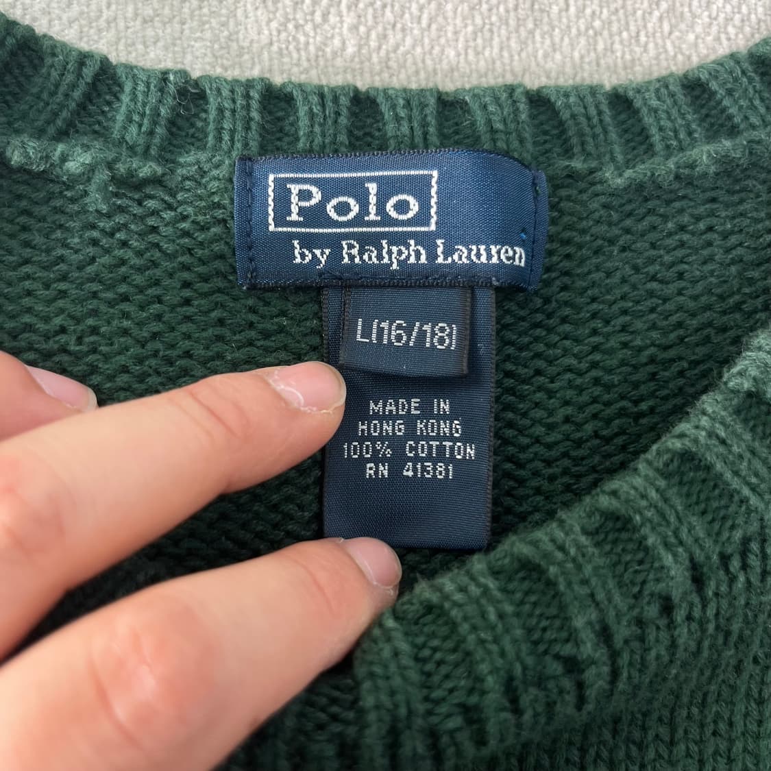 95 폴로랄프로렌 코튼 니트 상품이미지4