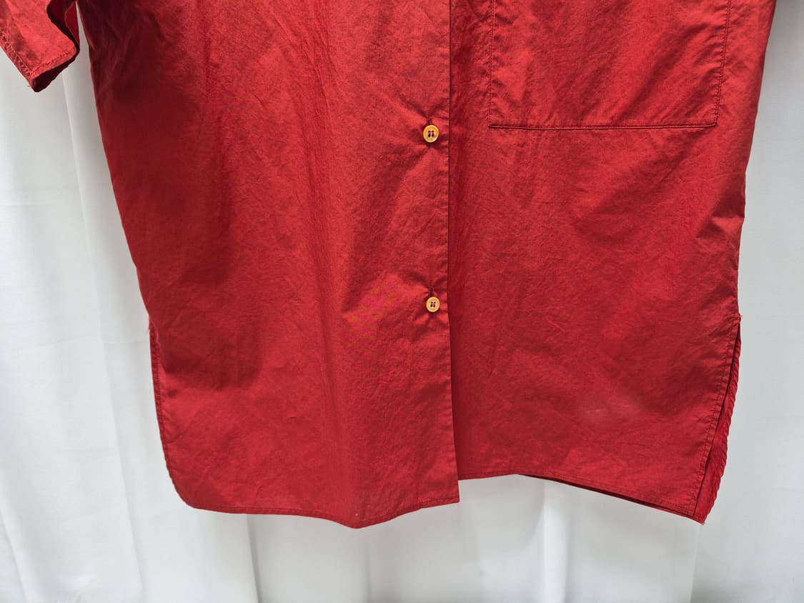 Hermes 에르메스 버건디 컬러 헬리넥 셔츠(38) 상품이미지4