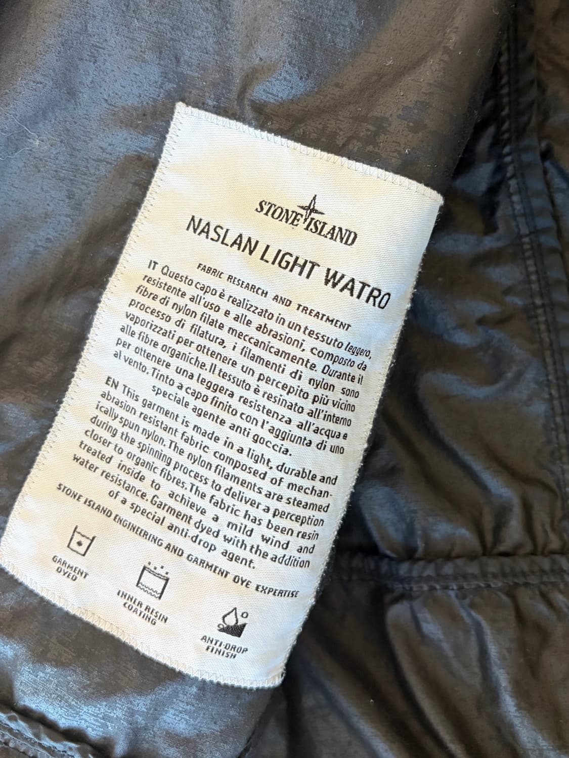 스톤아일랜드 나슬란 와트로 바람막이, 자켓 상품이미지3