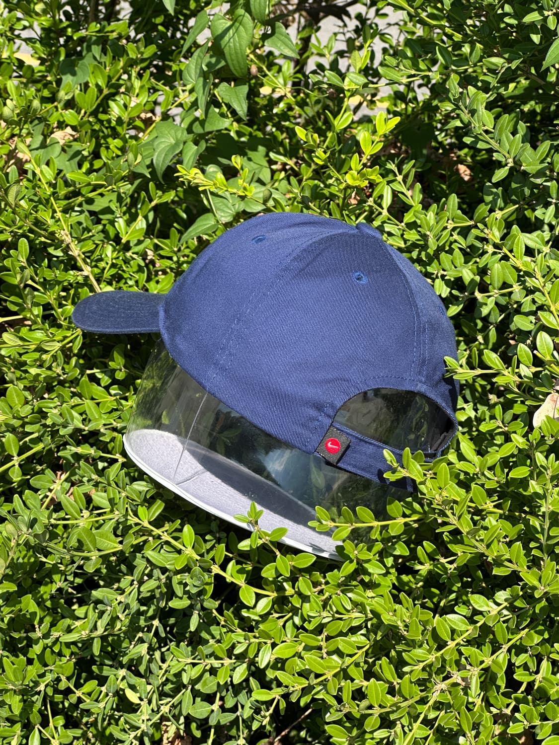 [M] 00s NIKE 나이키 로고 블루 볼캡 모자 상품이미지3